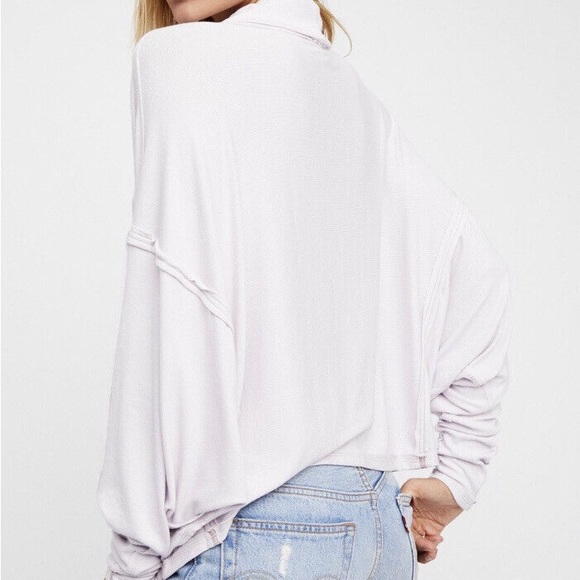 Free People, We The Free Almeda Sweater Top, Violet. - Picture 4 of 13
